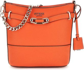 Guess Silvye Bucket Orange Handtas - Dames - Schoudertassen - Oranje - ONE Size - Tassen