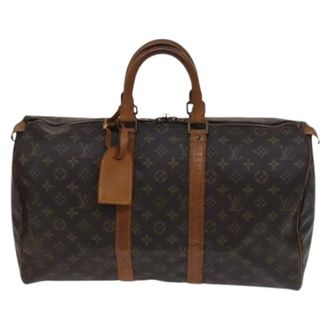 Louis Vuitton Pre-owned Weekend Bags, unisex, Brown, Size: ONE SIZE Pre-owned Keepall Bag