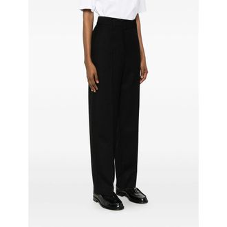 Brunello Cucinelli Virgin Wool Trousers - Black