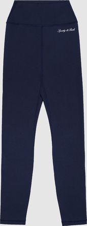 Sporty & Rich Legging Signature Logo Dark Navy