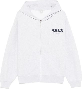 Sporty & Rich Hoodie met rits - Grijs