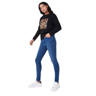 Biba Stevie skinny jeans voor dames (Lichtblauw)