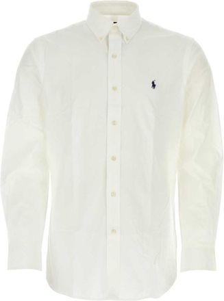 Ralph Lauren Withe poplin stretch shirt
