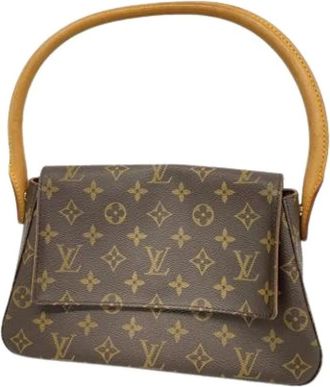 Louis Vuitton Pre-owned Handbags, female, Brown, Size: ONE SIZE Pre-owned Mini Looping Shoulder Bag