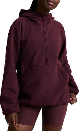 Beyond Yoga Explorer Half Zip Hoodie in Dark Cherry at Nordstrom, Size X-Small