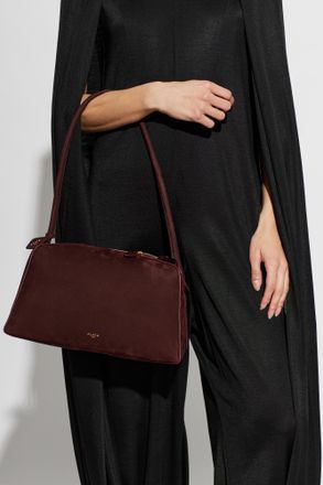 Alaia Shoulder Bag Le Bouledogue, Womens, Burgundy