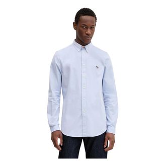 Paul Smith Heren, Overhemden, Blauw, Maat: S Katoen
