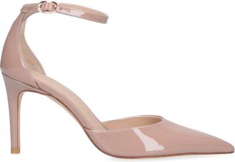 Stuart Weitzman Beige Power 85 Calf Leather Pumps