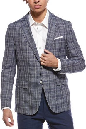 HUGO BOSS Hutson Wool & Linen-Blend Blazer