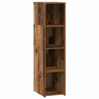 vidaXL Aparador Alto Madera Envejecida 30 X 41 X 124 Cm Vidaxl