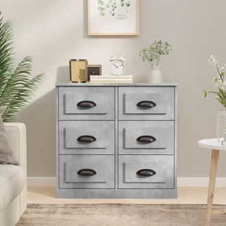 Berkfield Home Sideboard Concrete Grey 70x35.5x67.5 cm Engineered Wood