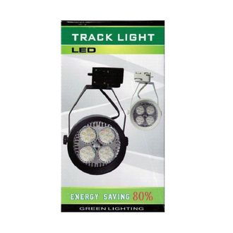 Trade Shop Trade Shop Traesio - Trade Shop - Track Light Con Lamp Par 40 Watt Water E27 Con Candelabro - Negro