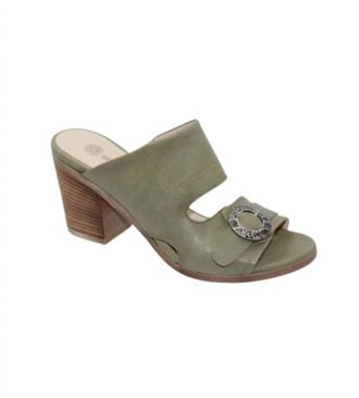 Eric Michael Womens Charlie Mule In Green
