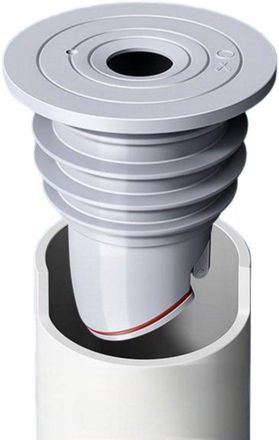 OEM Tap&oacute;n De Desag&uuml;e Universal De Silicona De 2 Piezas Con V&aacute;lvula Antiolor, Anillo De Sellado Flexible Para Desag&uuml;e En 4 Tama&ntilde;os, Gris, D, 70-75mm