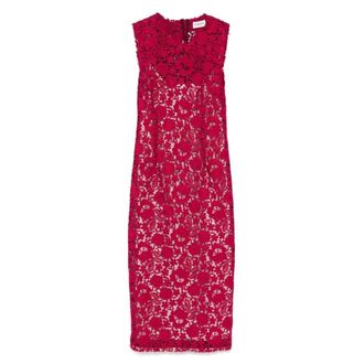 P.A.R.O.S.H. Rode Jurk Collectie - Dames - Casual kleedjes - Rood - L - Kleedjes