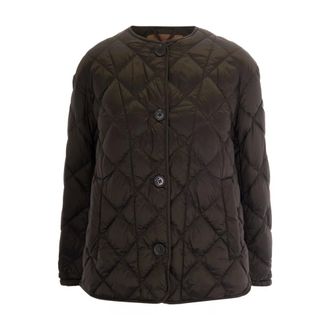 Max Mara Winter Jackets, female, Green, Size: 2XS Winter Jackets