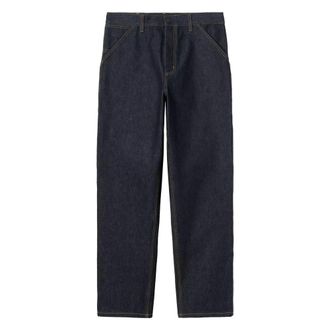 Carhartt Work in Progress Single Knee Pant - male - Carhartt Wip - Straight Fit Jeans - Blue - W36 - Jeans