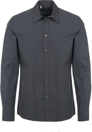 Dolce & Gabbana Heren, Overhemden, Grijs, Maat: L