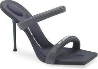 Alexander Wang Julie Padded Slide Sandal in Grey at Nordstrom, Size 9.5Us