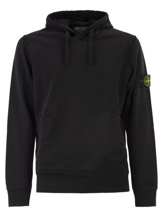 Stone Island Sweatshirt mit regul&auml;rer Passform von Stone Island, Kapuze und K&auml;ngurutasche