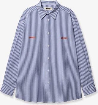 Woodbird Camicia Brooks Lion in misto cotone - WOODBIRD - gender_Man
