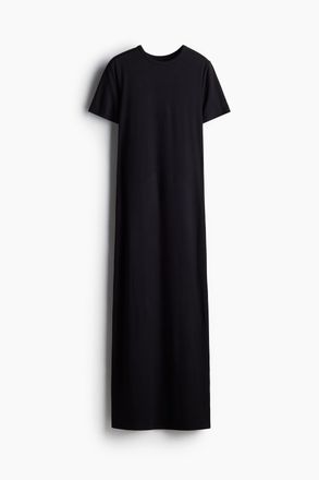 H&M T-Shirt-Kleid - Schwarz