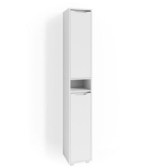 Vicco Armario De Ba&ntilde;o Ruben, Blanco, 30 X 192.5 Cm, Vicco