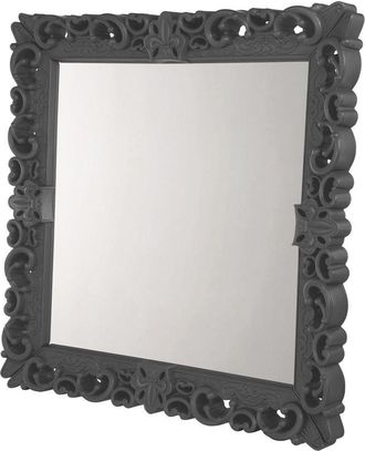Slide Mirror Of Love Grigio Elefante - Grande Specchio Di Design Originale Slide Colorato Moderno Barocco Camera Ingresso Sala Da Pranzo Salotto