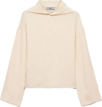 Prada Camicia in seta - Toni neutri