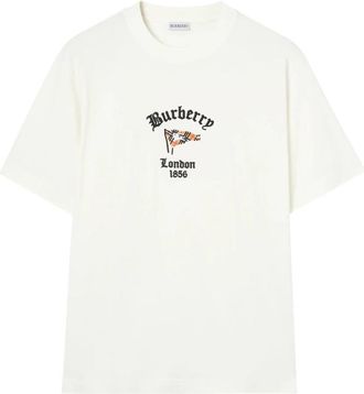 Burberry Check-flag Cotton T-shirt