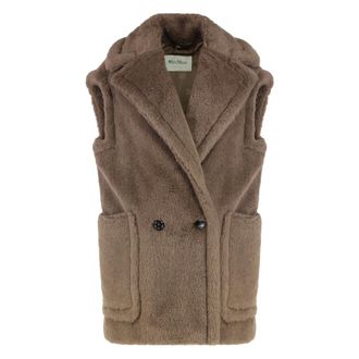 Max Mara Wool and Alpaca Teddy Gilet