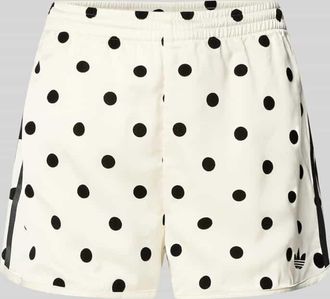 adidas Originals Regular Fit Shorts mit Polka Dots Modell BLACAS in Offwhite, Gr&ouml;&szlig;e XS
