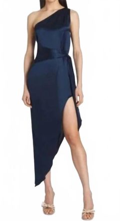 Amanda Uprichard Palmira Maxi Dress In Ink