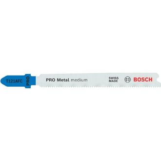 Bosch Pro T121afc - Hoja De Sierra De Calar (25 Unidades, Para Chapas De Acero, Longitud 92 Mm, Sierra De Calar Profesional) - Bosch