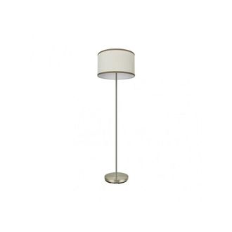 Fabrilamp Pie Salon De Pantalla Bicolor Cuero/beis Modelo Soprano Fabrilamp