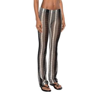 Missoni Dames, Broeken, Zwart, Maat: 2XS Katoen