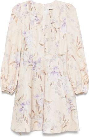 Zimmermann Eden mini dress - Neutrals