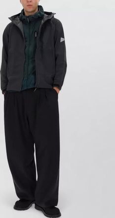 And Wander versatile hooded jacket chest pocket