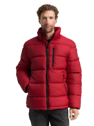 Tom Tailor Steppjacke TOM TAILOR, Herren, Gr. XL, coach rot, Web, Obermaterial: 100% Polyester. Futter: 100% Polyester, unifarben, regular fit taillenbedeckt, el