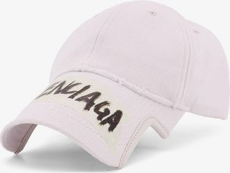 Balenciaga Mens Hat Cotton White