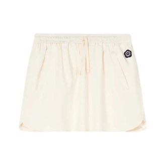 Kenzo Boke Flower 2.0 Midi Rok - Dames - Korte rokken - Wit - XS - Katoen - Rokken