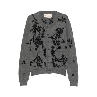 Baziszt Baziszt - Blossom Cardigan - Heren - Truien - Grijs - Maat: M
