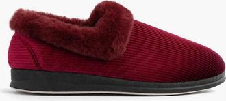Padders Womens Padders REPOSE Womens Full Slippers Red - Size: 4