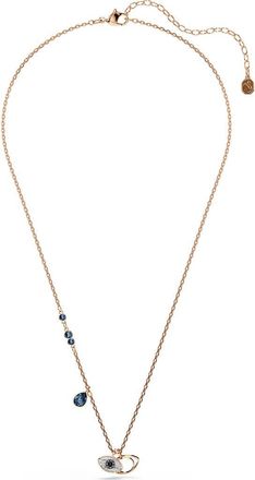 Swarovski Symbolica Pendant Necklace in Rose Gold/Multi at Nordstrom