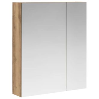 vidaXL Armario Con Espejo De Ba&ntilde;o Roble Artisan 60 X 14,5 X 70 Cm Vidaxl