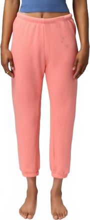Spiritual Gangster Gratitude Luna Sweatpant In Flamingo