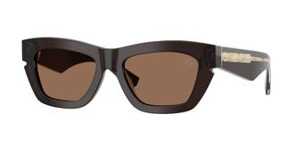 Burberry Brown Cat Eye Ladies Sunglasses BE4454F 411673 51