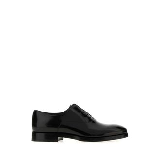 Brunello Cucinelli Gekant Schoen - Heren - Nette schoenen - Zwart - 44 EU - Schoenen