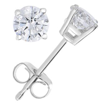 Vir Jewels 1.50 cttw Lab Grown Diamond Stud Earrings 14K Gold VS1 Clarity H-I Color Round
