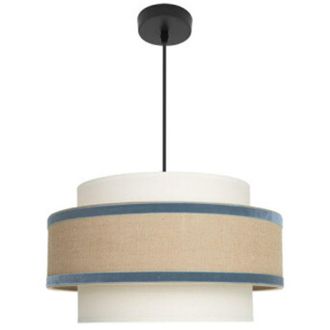 Fabrilamp Cornalina lampada a sospensione deceiling lamp 1x27 Beige/blu 40d